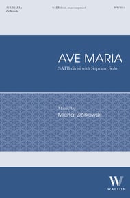 Ave Maria SATB choral sheet music cover Thumbnail